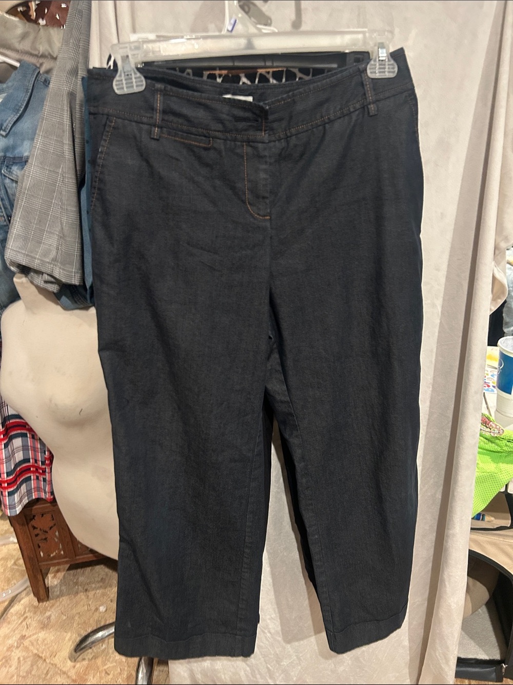 LOFT Dark Indigo Straight Leg Jeans
